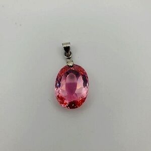 Amethyst or Ametrine 18k gp Pendant